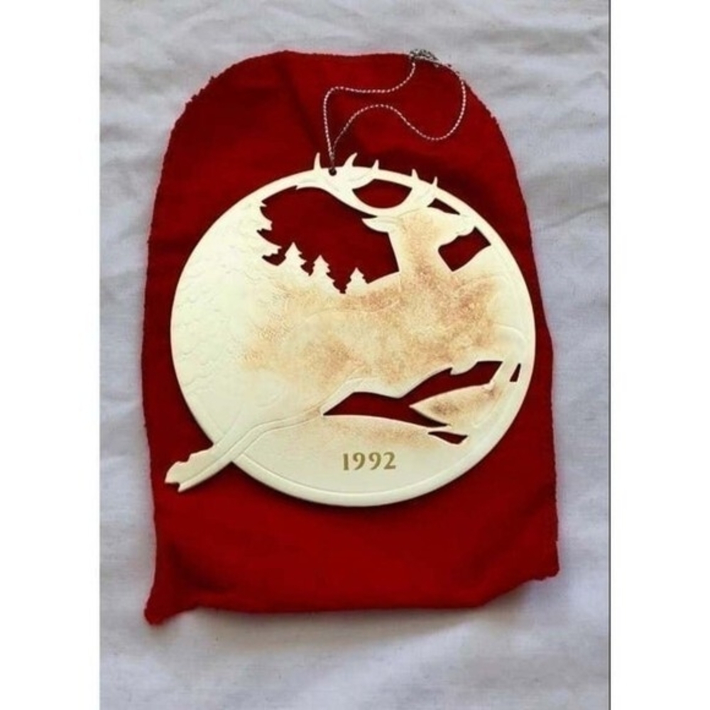 Avon 1992 Silverplate Ornament